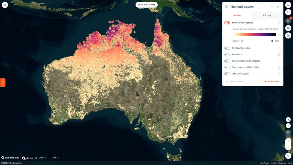 MODIS Fire Frequency