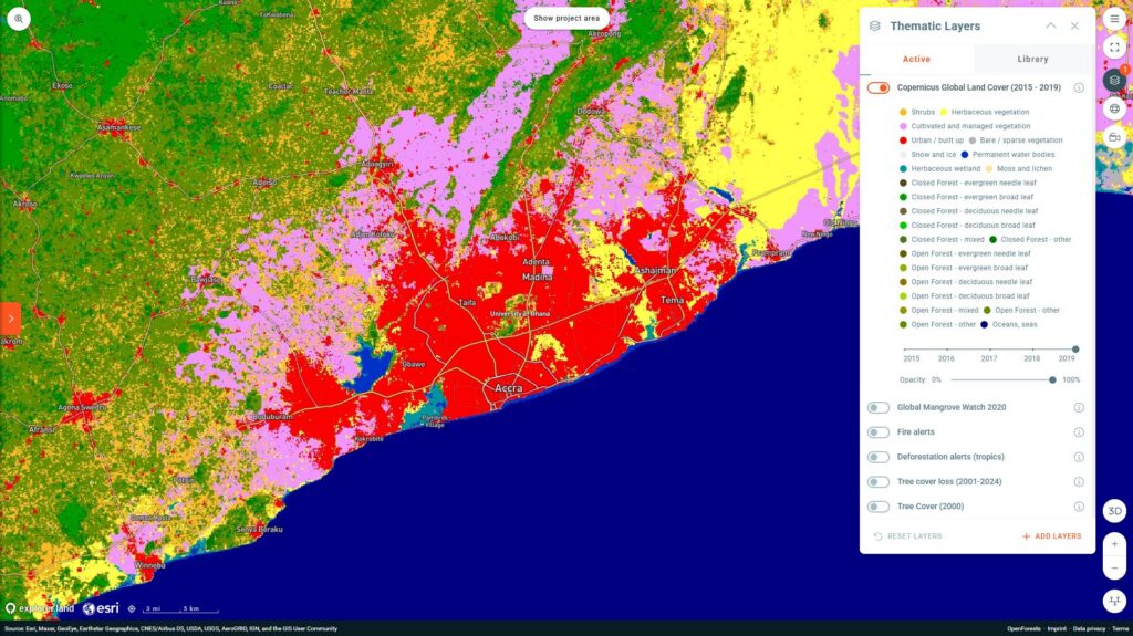 Copernicus Global Land Cover