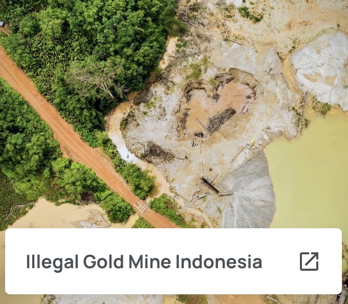 Illegal Gold Mine Indonesia