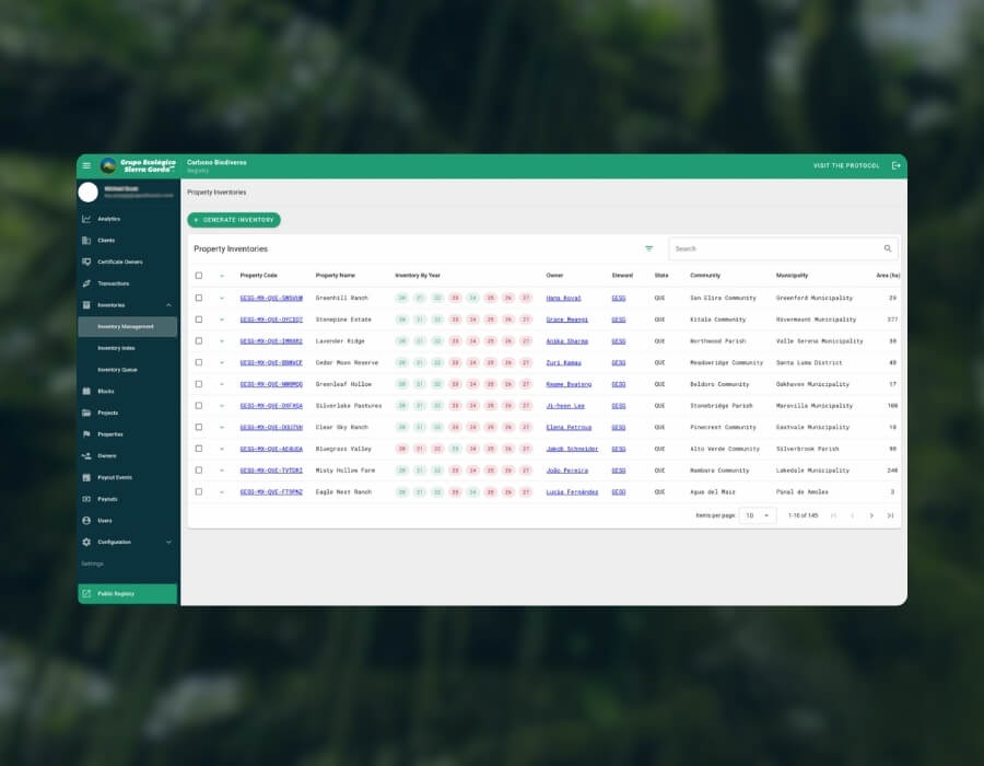 GESG Carbon registry case study